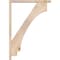 Ekena Millwork Imperial Block Smooth Bracket w/ Offset Brace, Douglas Fir, 3 1/2"W x 28"D x 40"H BKT0402X28X40IMP05SDF - alternate 2